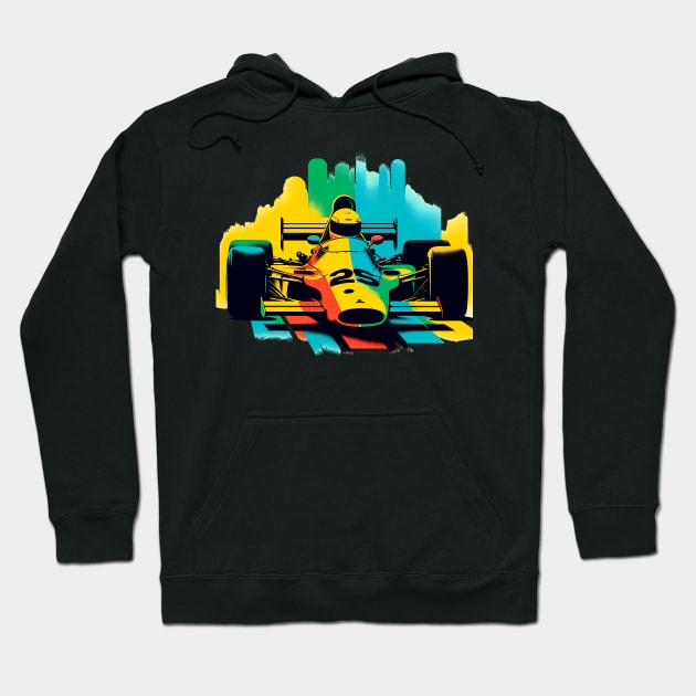 Formula 1 Car Hoodie by TaevasDesign